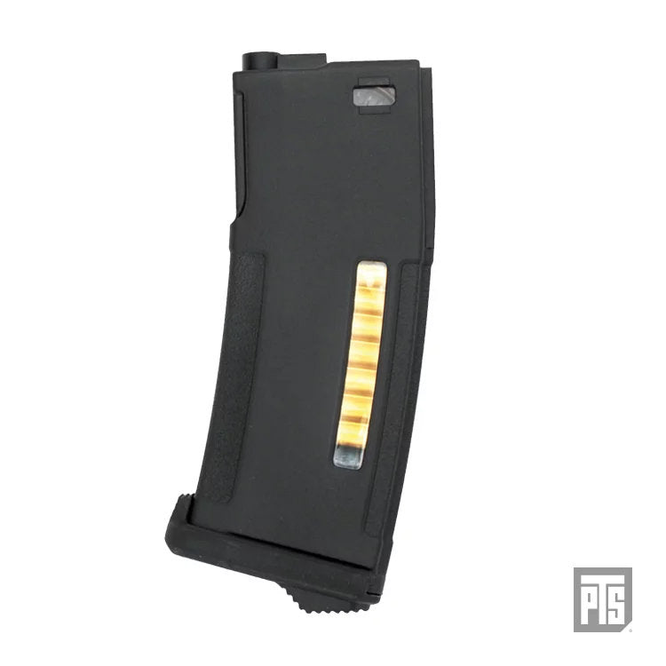 PTS Enhanced Polymer Magazine for M4 Series Airsoft AEG Rifles (150rd Mid-Cap / Black)