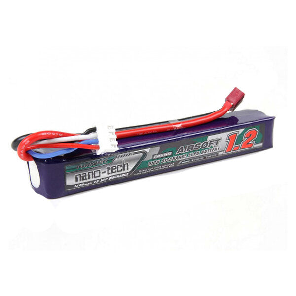 Nano-Tech 11.1v 1200mAh 25-50C Lipo Battery