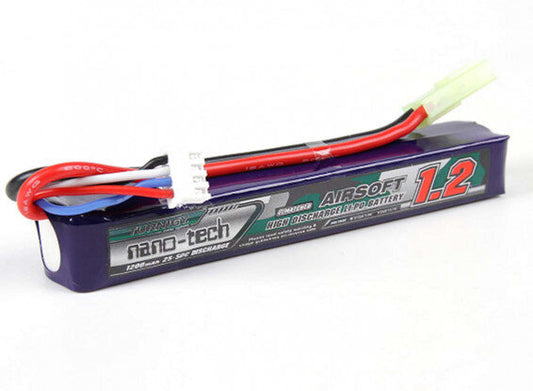 Nano-Tech 11.1v 1200mAh 25-50C Lipo Battery
