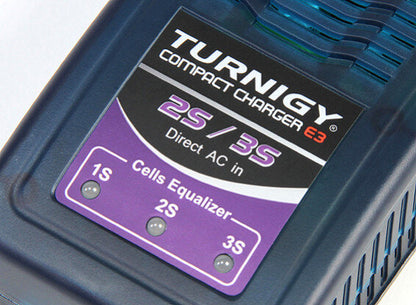 Chargeur Lipo Turnigy E3 Compact 2S/3S 100-240v (Prise US)
